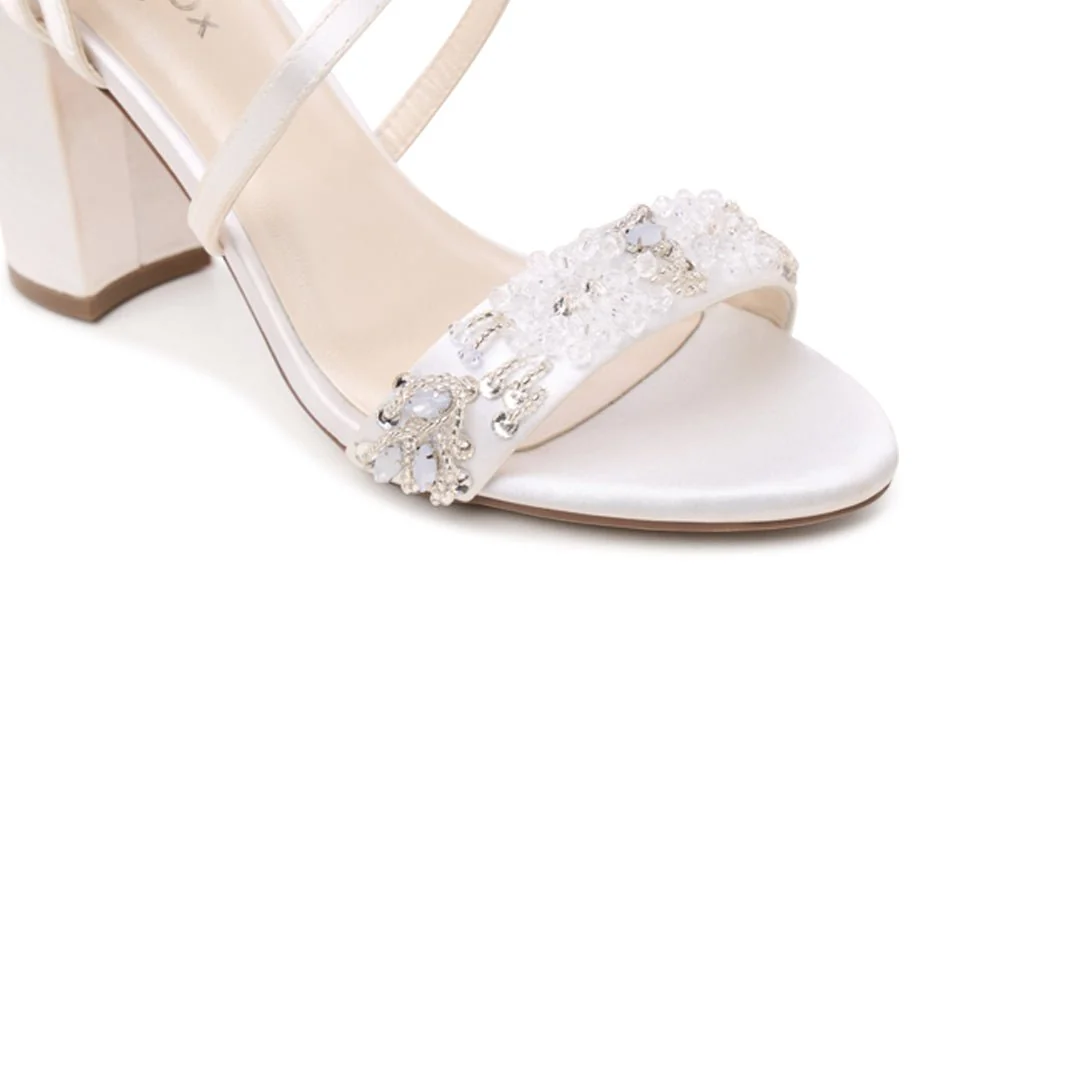 Atelier Cross Front Wedding Sandals - Image 7
