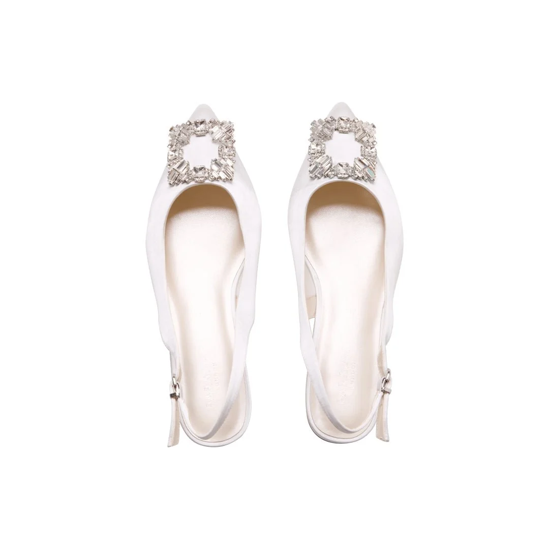 Bejeweled Wide Fit Wedding Shoes - Image 4