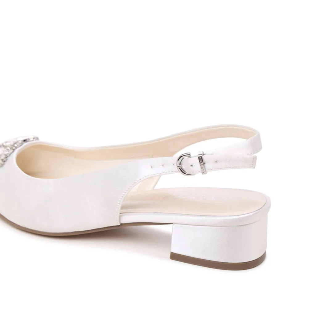Bejeweled Wide Fit Wedding Shoes - Image 8