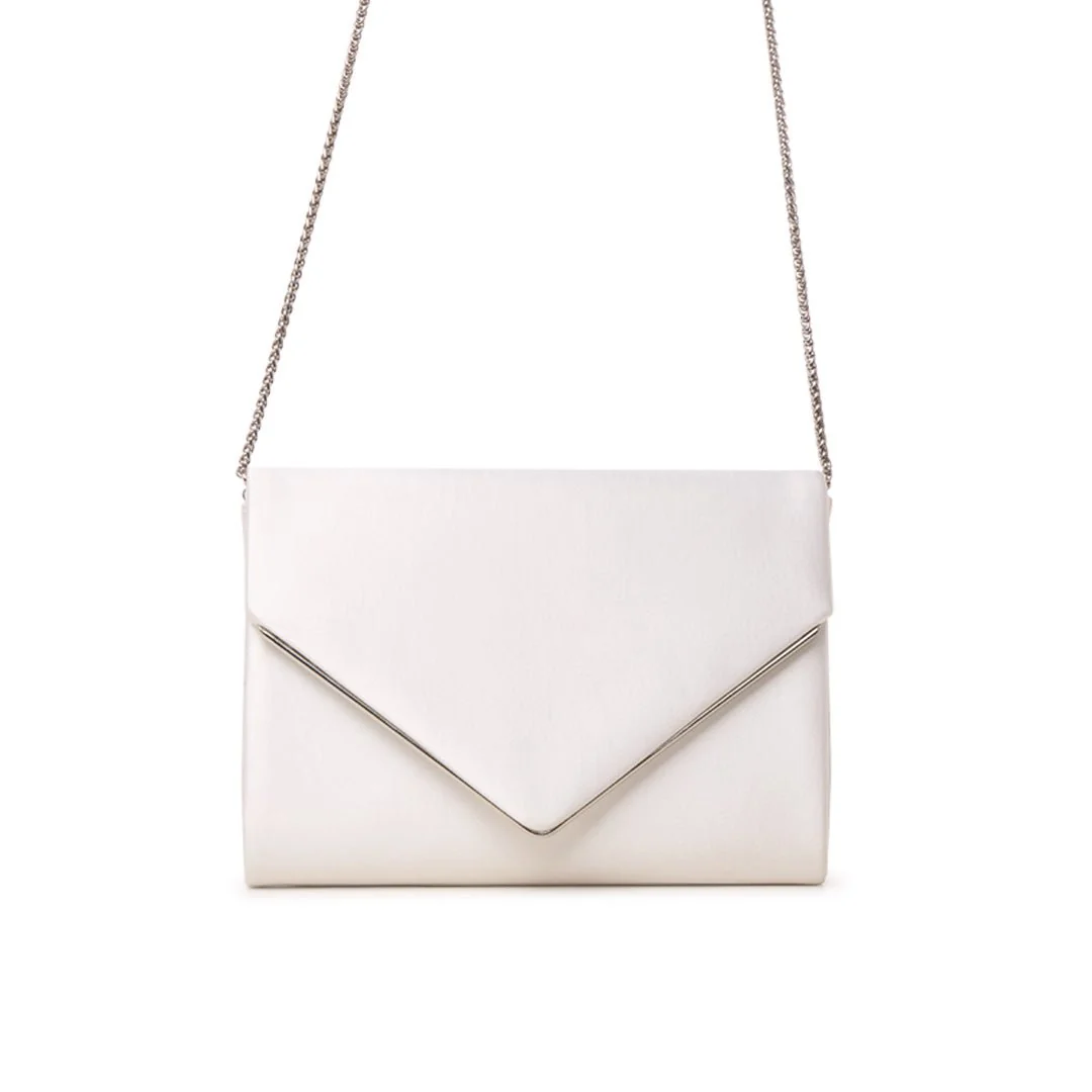 Dorothea Satin Clutch Bag - Image 3