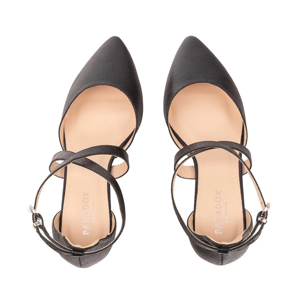 Fran Wide Fit Low Block Heel Sandal - Image 4