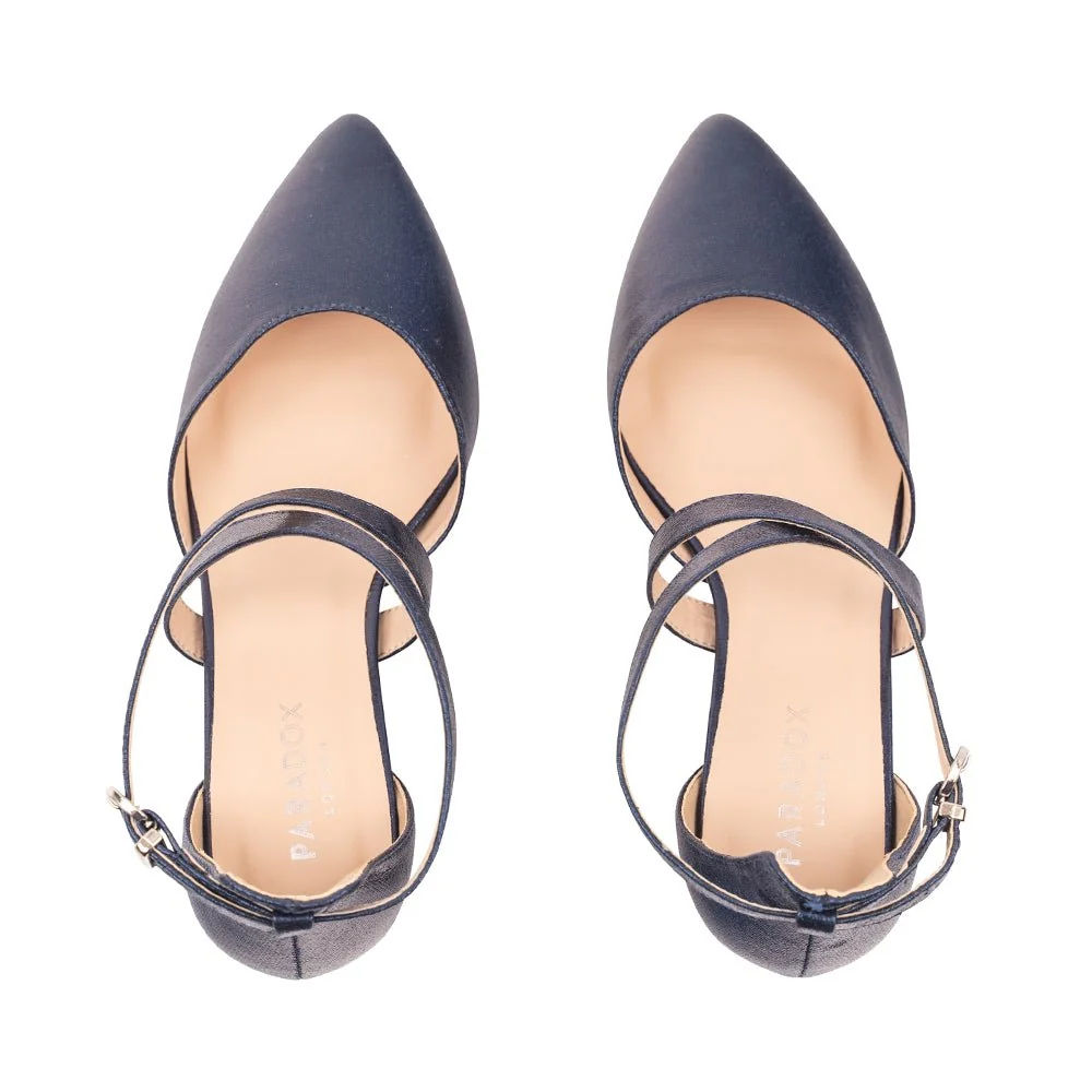 Fran Wide Fit Low Block Heel Sandal - Image 4
