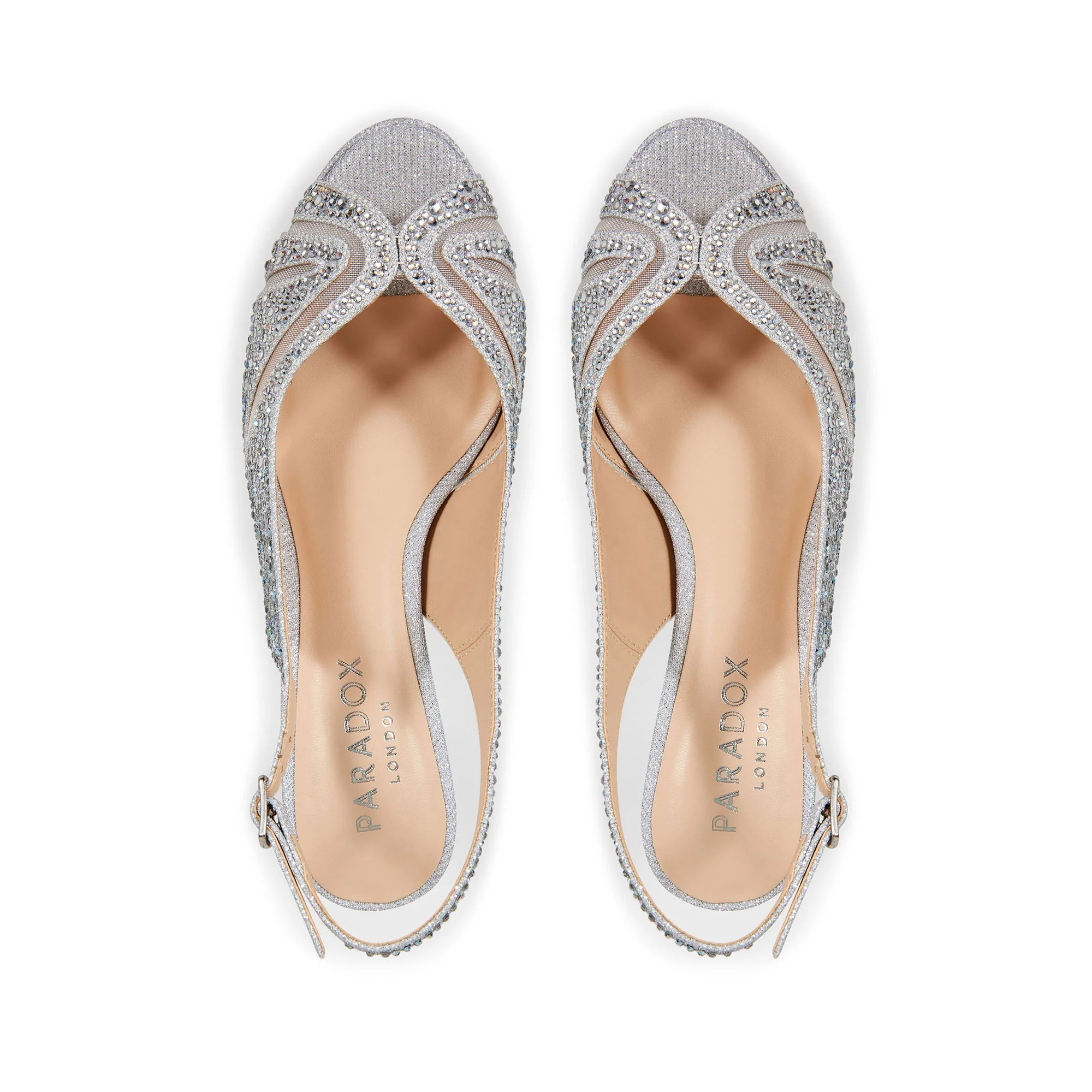 Linda Low Platform Slingback Heels - Image 4