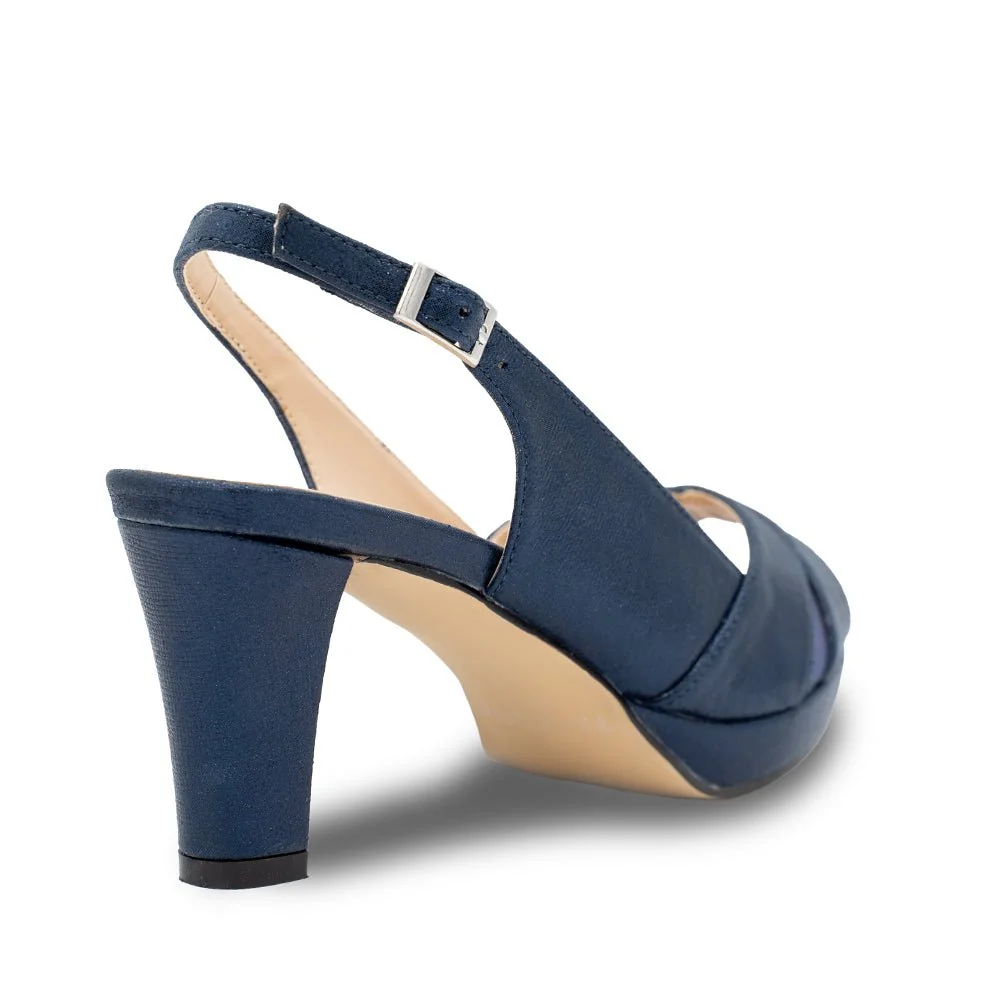 Luisa Slingback Platform Sandals - Image 4