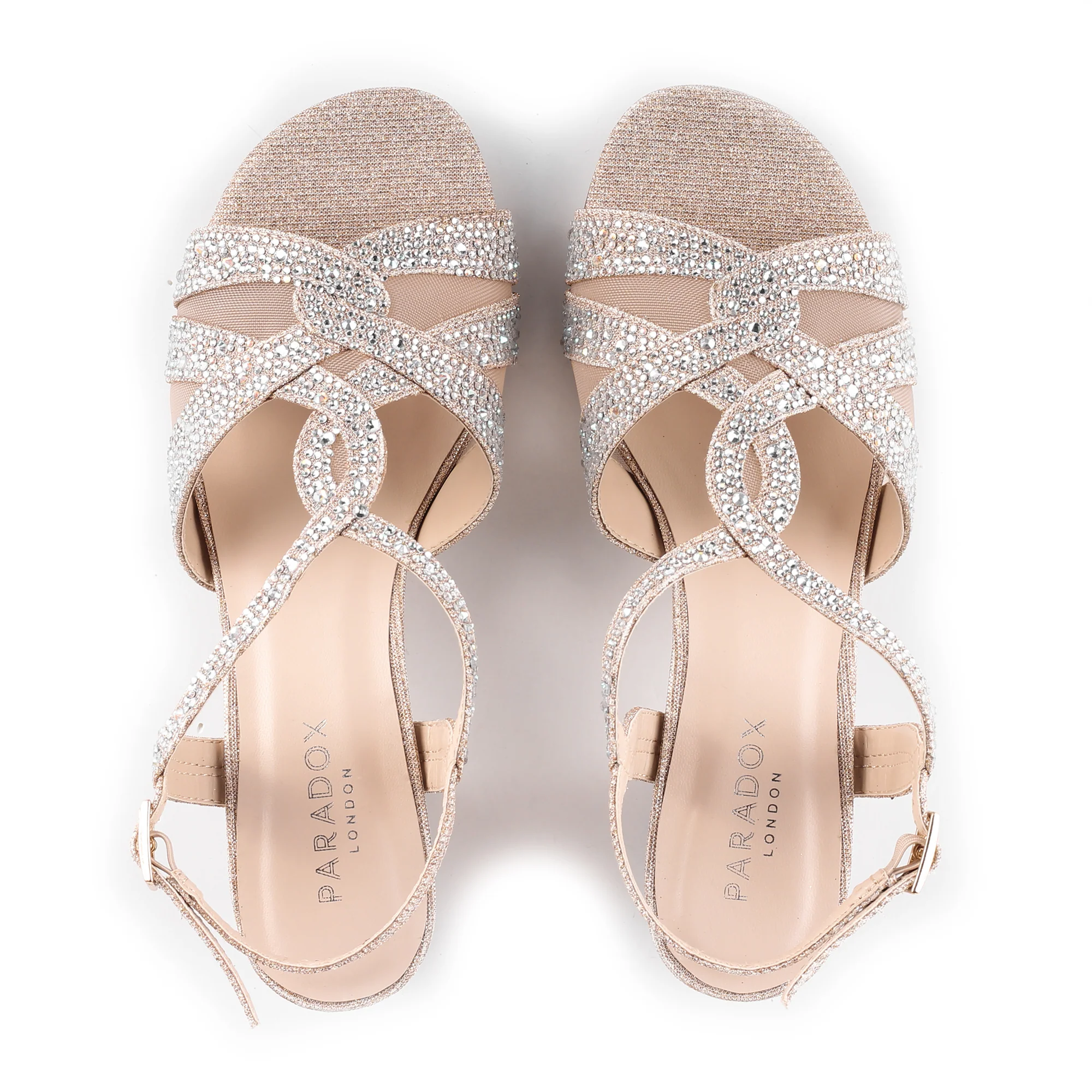 Nadia Wide Fit Glitter Sandals - Image 4