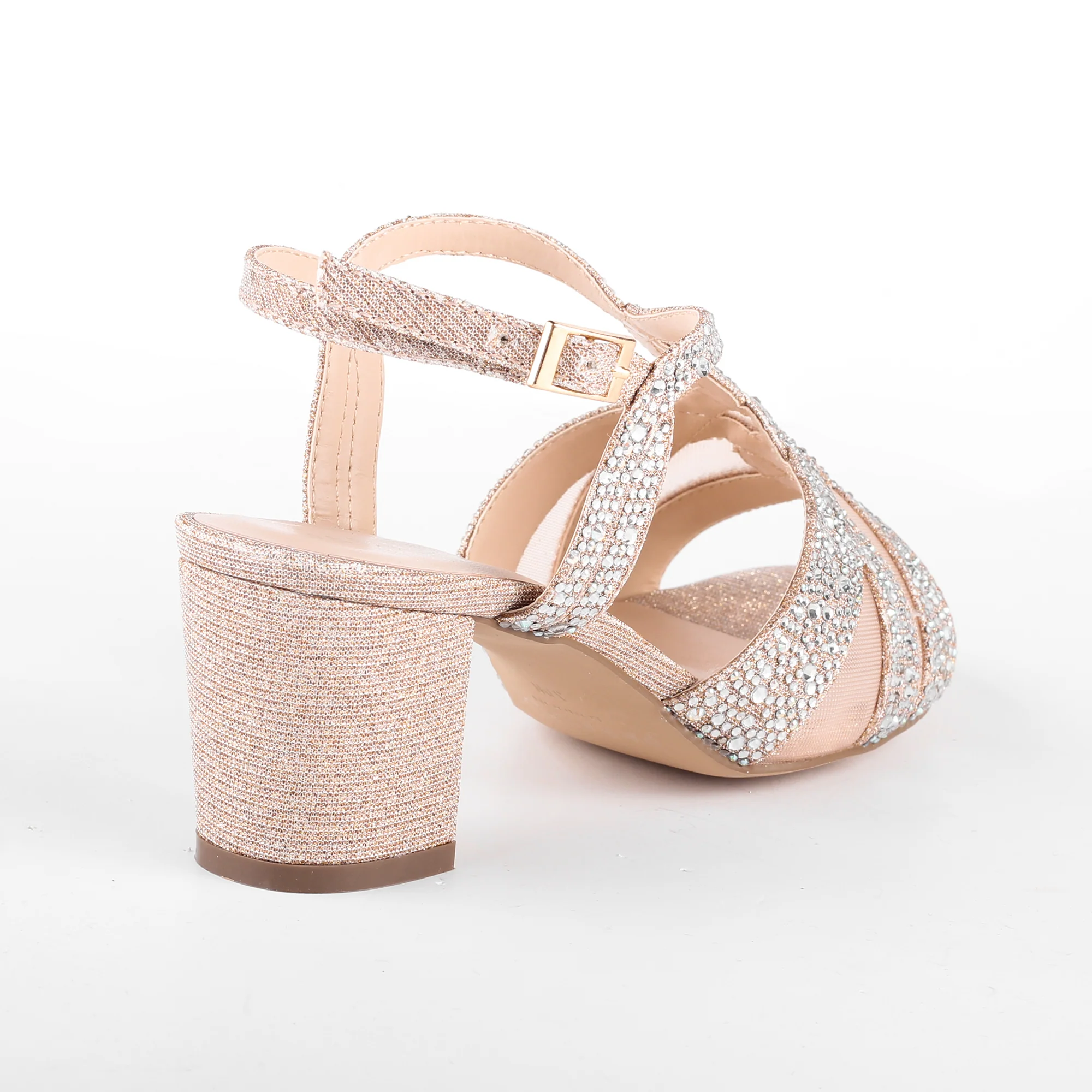 Nadia Wide Fit Glitter Sandals - Image 5