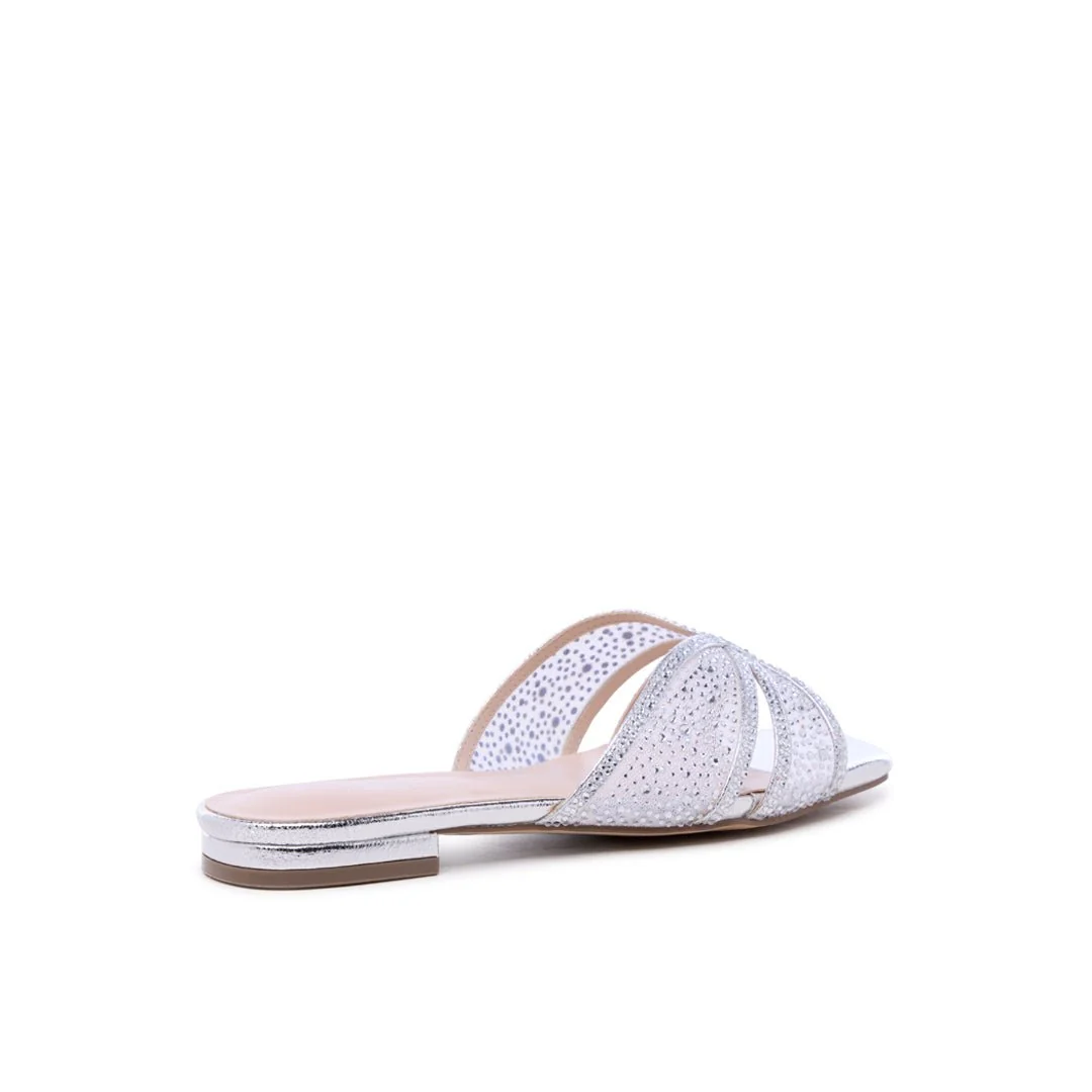 Soleil Wide Fit Diamante Sandals - Image 4