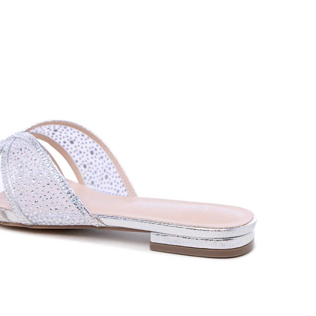 Soleil Wide Fit Diamante Sandals - Image 7