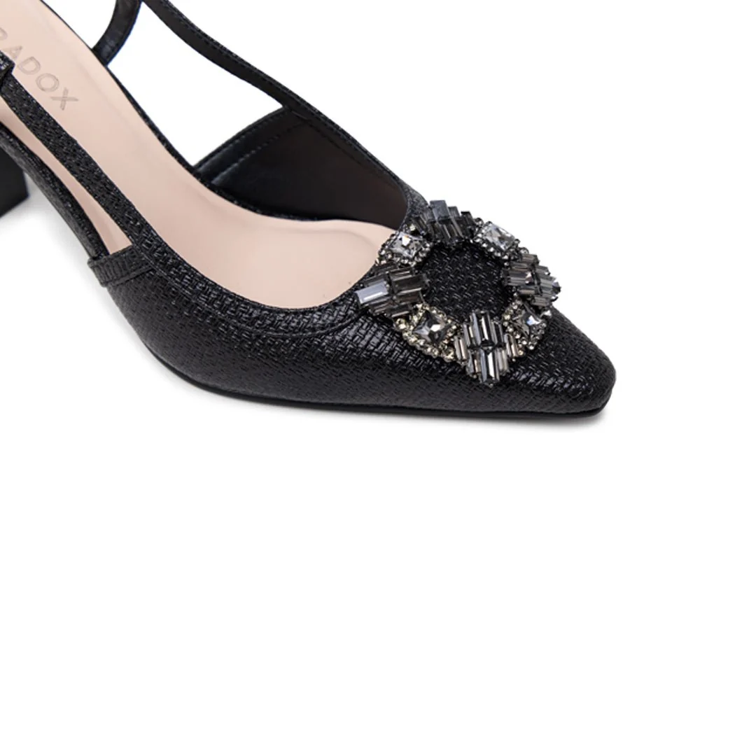 Tara Flared Slingback Heels - Image 8